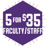 5 for $35